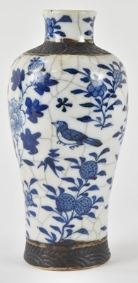 Lot 1017 - An early 20th century Chinese blue and white...