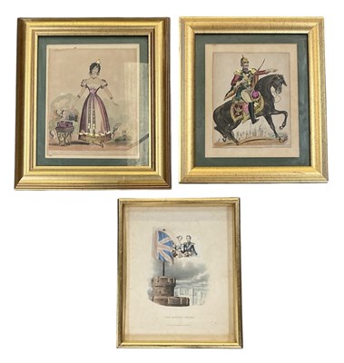 Lot 266 - A 19th century hand coloured plate engraving, '...