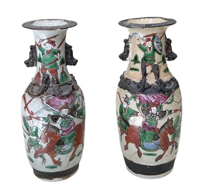 Lot 1040 - An early 20th century Chinese crackle glazed...