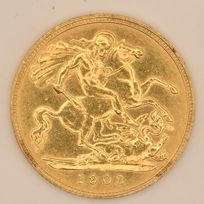 Lot 1485 - An Edward VII half sovereign, 1902.