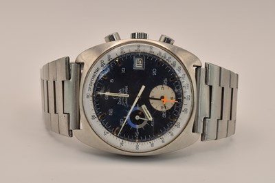 Lot 1512 - OMEGA; a gentleman's stainless steel Seamaster...