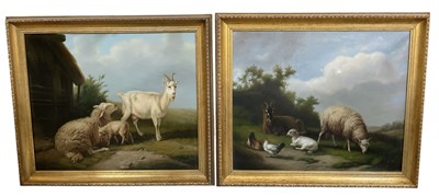 Lot 210 - UNATTRIBUTED; a modern oil on canvas, rural...