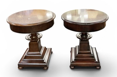 Lot 11 - RALPH LAUREN; a pair of modern mahogany...