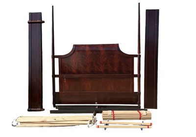 Lot 46 - BAKER; a modern mahogany veneered double...