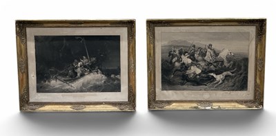 Lot 280 - Two 18th/19th century black and white...