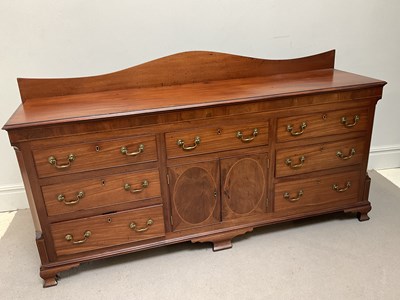 Lot 174 - A late 18th/early 19th century sideboard with...