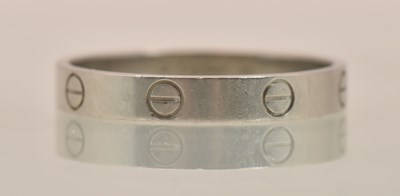Lot 1202 - CARTIER; a platinum (PT950) Cartier 64 ROH574 '...