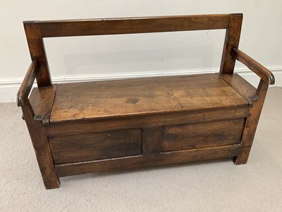 Lot 45 - An 18th century and later elm settlement, with...