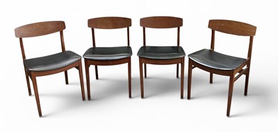 Lot 45 - BEAUTILITY; a set of four mid century teak...