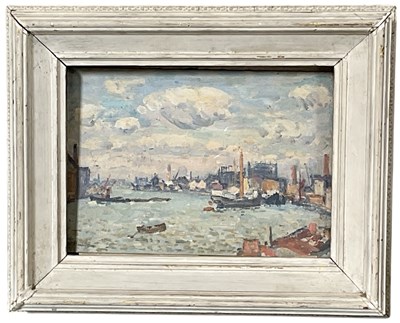 Lot 218 - FRANK BUDGEN (British, 1882-1971); oil on...