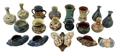Lot 533 - CHARLES H. BRANNAM; nineteen pieces of late...