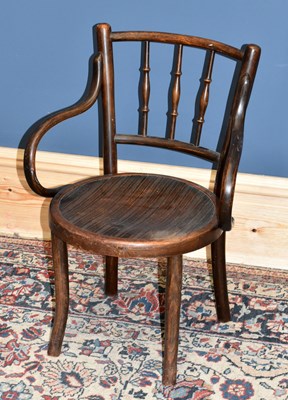 Lot 1687 - A bentwood child’s chair.