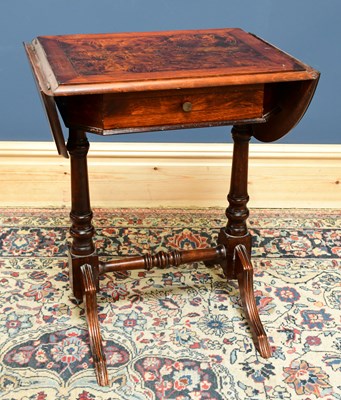 Lot 1634 - An early 20th century mahogany and walnut side...