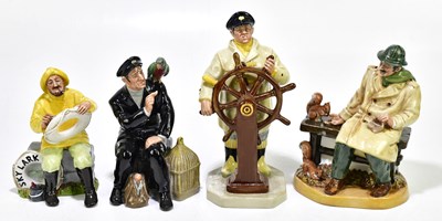 Lot 1389 - ROYAL DOULTON; a group of four figures...