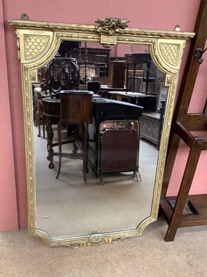 Lot 1575 - A 19th century gilt framed rectangular wall...