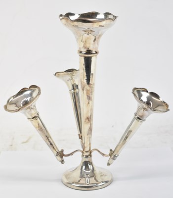 Lot 573 - A George V hallmarked silver epergne,...