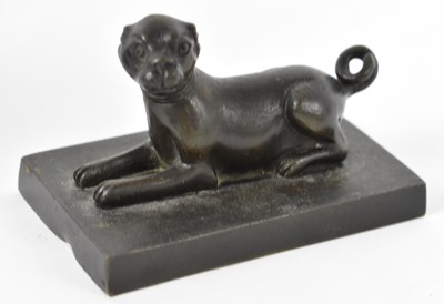 Lot 479 - A small late 19th century bronze figure of a...