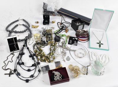 Lot 701 - A quantity of costume jewellery, to include...