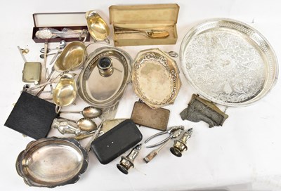 Lot 541 - A quantity of silver plated items, including...