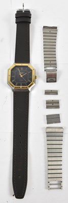 Lot 721 - LONGINES; a gentleman's stainless steel...