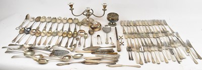 Lot 545 - A quantity of silver plated items, mainly...