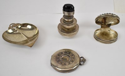 Lot 587 - TIFFANY & CO; a sterling silver leaf shape...