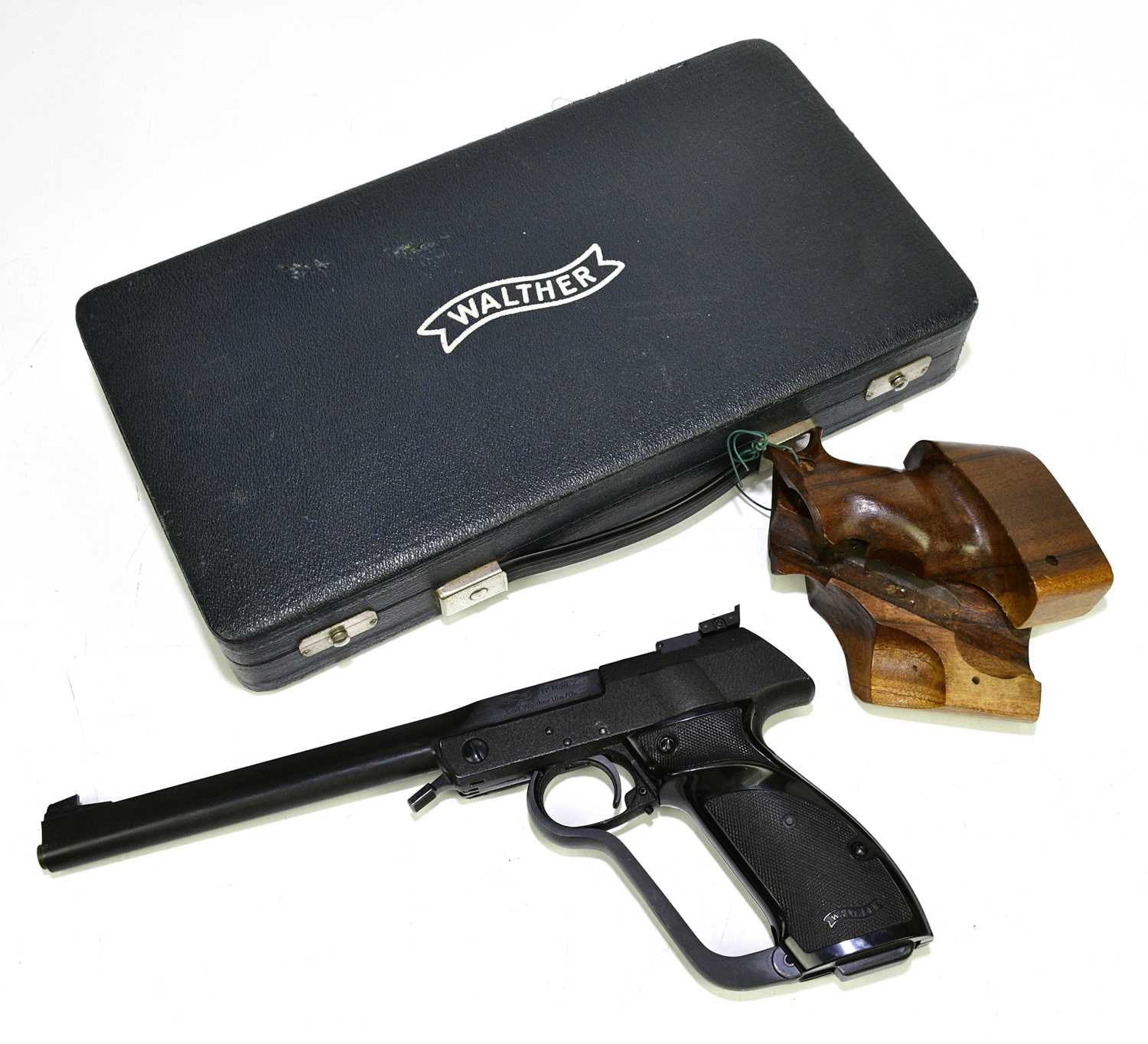 Lot 519 - WALTHER; a .177 heavy barrelled LP MOD2 break...
