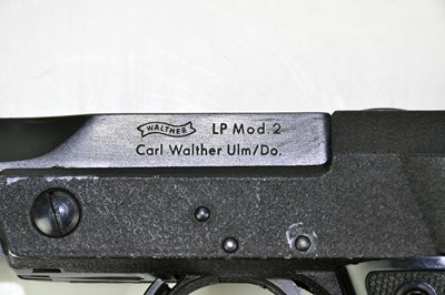 Lot 519 - WALTHER; a .177 heavy barrelled LP MOD2 break...