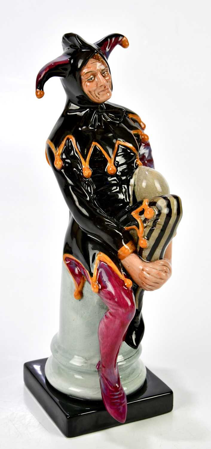 Lot 59 - ROYAL DOULTON; a rare figure, 'The Jester',...