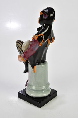 Lot 59 - ROYAL DOULTON; a rare figure, 'The Jester',...