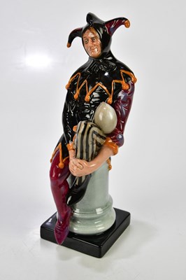 Lot 59 - ROYAL DOULTON; a rare figure, 'The Jester',...
