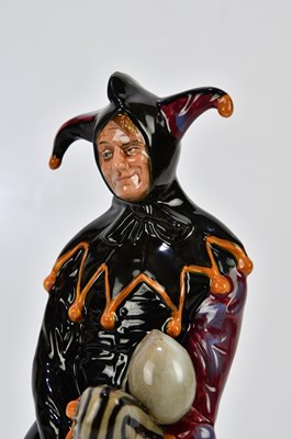 Lot 59 - ROYAL DOULTON; a rare figure, 'The Jester',...