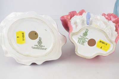 Lot 354 - ROYAL DOULTON; four porcelain figures...