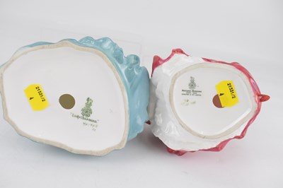 Lot 354 - ROYAL DOULTON; four porcelain figures...