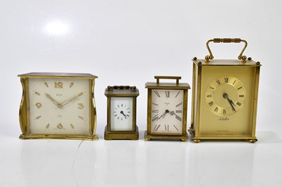 Lot 2322 - A group of eight modern carriage clocks,...