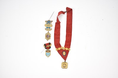 Lot 335 - ROYAL ANTEDILUVIAN ORDER OF BUFFALOES; a 9ct...