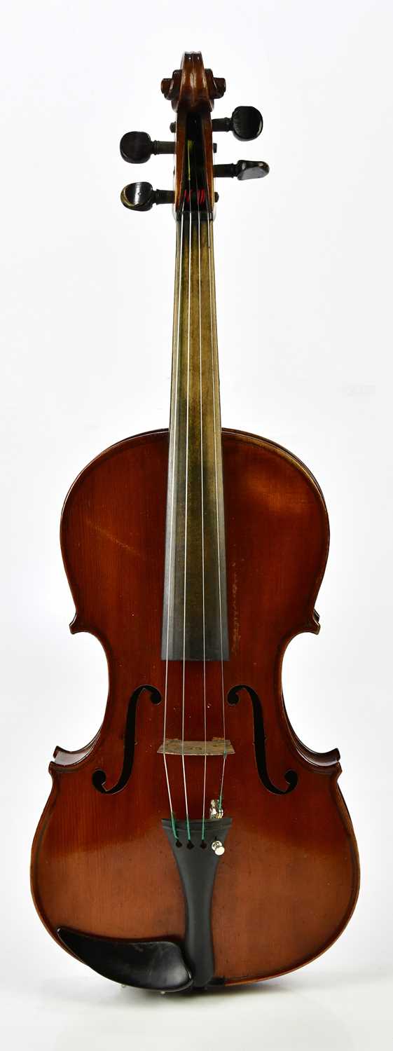 Lot 1239 - A full size Berini violin with interior label...