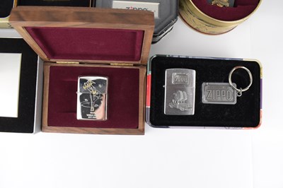 Lot 185 - ZIPPO; seven collectors' edition lighters,...