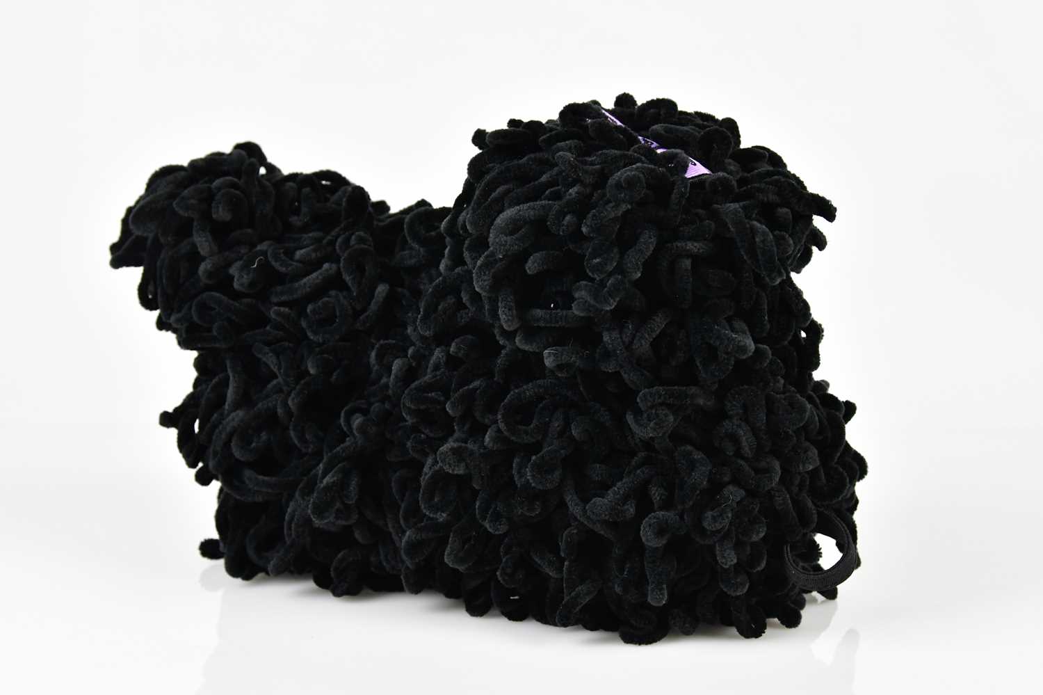 Lot 894 - LULU GUINNESS; a black Collectible Doogle...