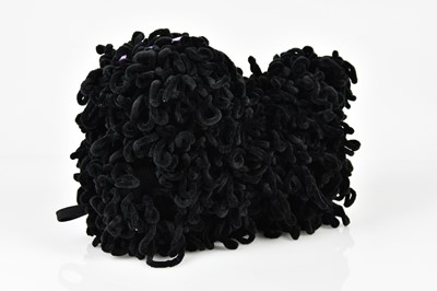 Lot 894 - LULU GUINNESS; a black Collectible Doogle...