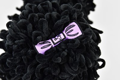 Lot 894 - LULU GUINNESS; a black Collectible Doogle...