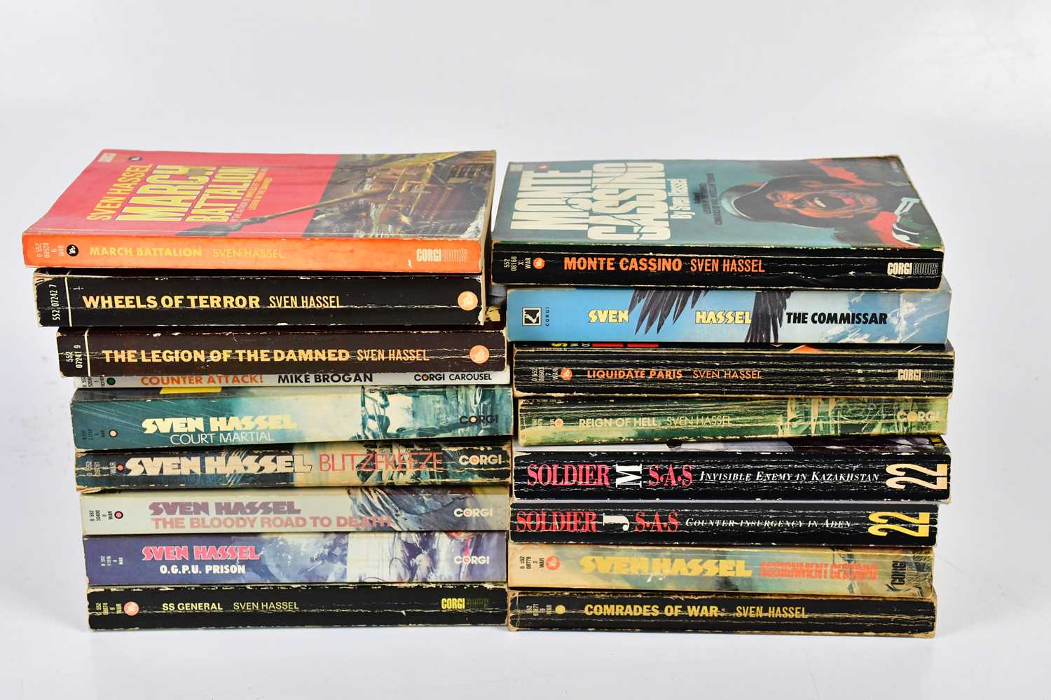 Lot 6019 - HASSEL, SVEN; a collection of books, to...