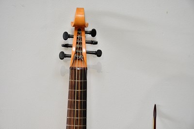 Lot 1047 - MICHAEL PLANT; a contemporary viol labelled 'A...