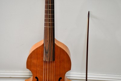 Lot 1047 - MICHAEL PLANT; a contemporary viol labelled 'A...