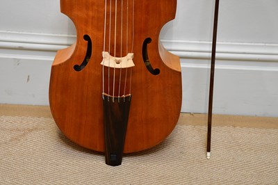 Lot 1047 - MICHAEL PLANT; a contemporary viol labelled 'A...