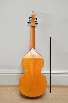 Lot 1047 - MICHAEL PLANT; a contemporary viol labelled 'A...
