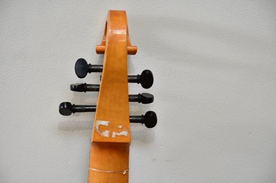 Lot 1047 - MICHAEL PLANT; a contemporary viol labelled 'A...