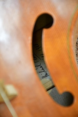 Lot 1047 - MICHAEL PLANT; a contemporary viol labelled 'A...