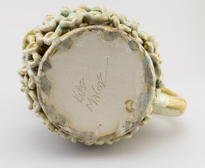Lot 370 - KATE MALONE (born 1959); a stoneware jug with...