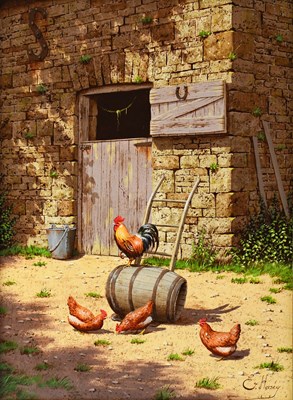 Lot 38 - EDWARD HERSEY (born 1948); acrylic on canvas,...